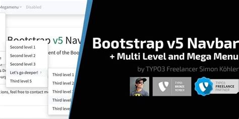 multi level mega menu codepen|Bootstrap 5.3.0 Navbar Multi Level and Mega Menu .